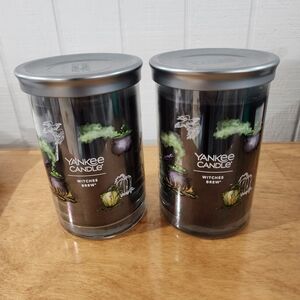 Yankee Candle Witches Brew Lot of 2- 20 oz